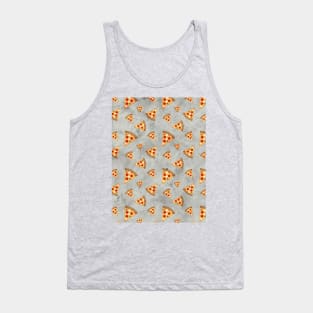 Cool pizza slices vintage gray pattern Tank Top